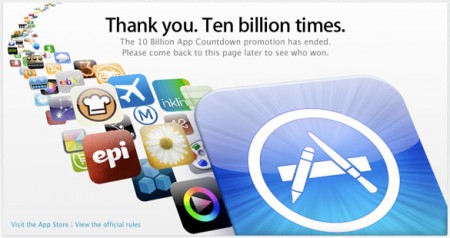 App Store da Apple ultrapassa os 10 mil milhões de downloads