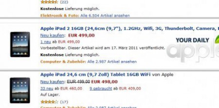 Amazon mostra acidentalmente iPad 2?